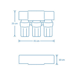 Aquasana AQ-5300 mosogató alatti vízszűrő rendszer